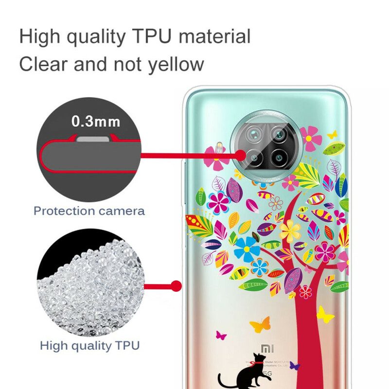 Cover Xiaomi Redmi Note 9 Pro 5G Albero Colorato