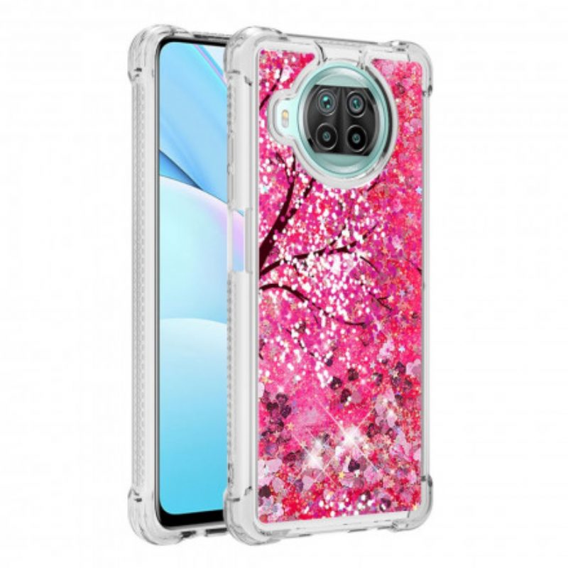 Cover Xiaomi Redmi Note 9 Pro 5G Albero Glitterato