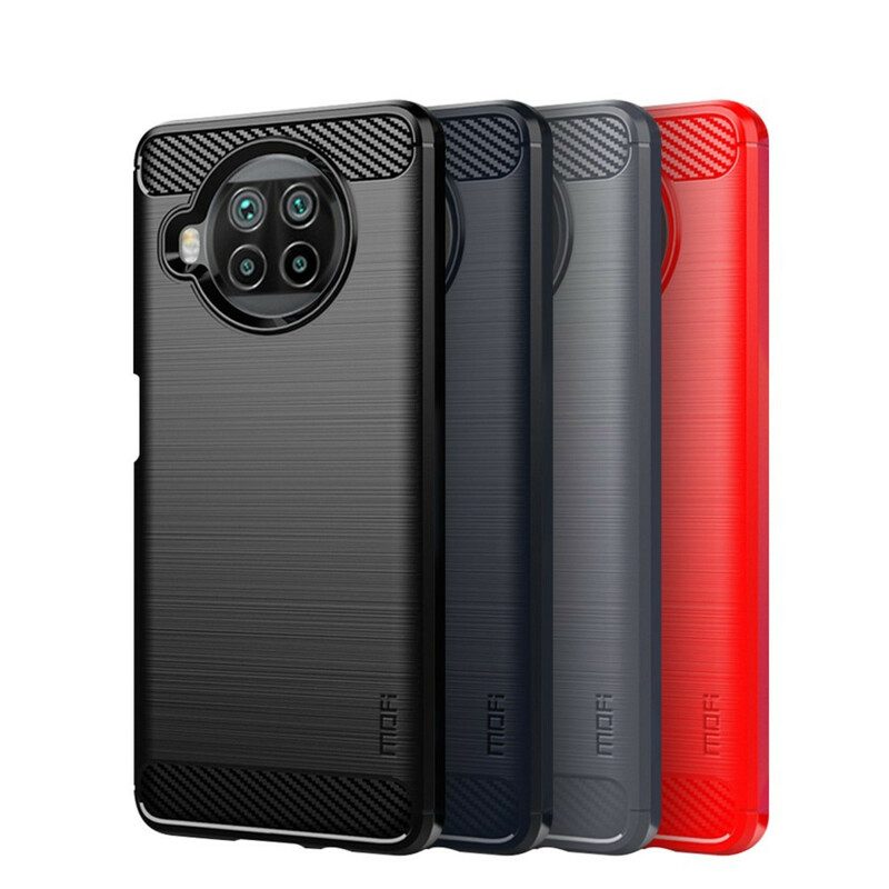 Cover Xiaomi Redmi Note 9 Pro 5G Carbonio Spazzolato Mofi