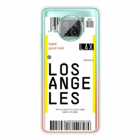 Cover Xiaomi Redmi Note 9 Pro 5G Carta D'imbarco Per Los Angeles