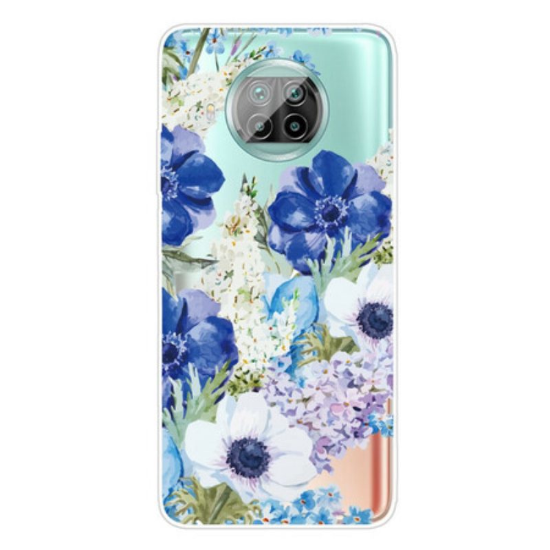 Cover Xiaomi Redmi Note 9 Pro 5G Fiori Dell'acquerello