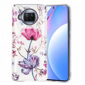 Cover Xiaomi Redmi Note 9 Pro 5G Fiori Marmorizzati