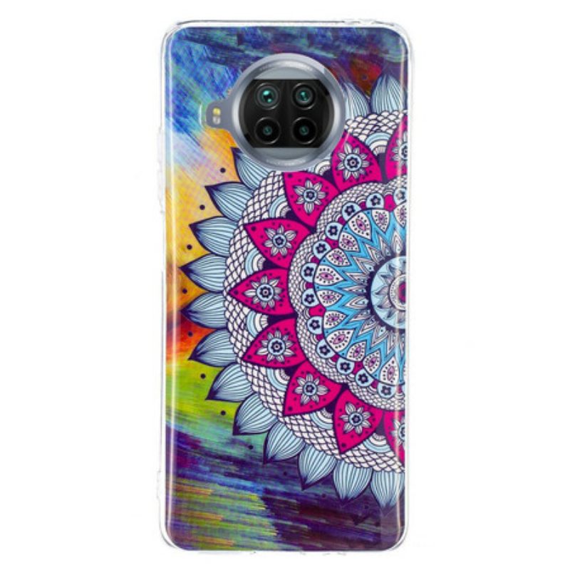 Cover Xiaomi Redmi Note 9 Pro 5G Mandala Colorato Fluorescente