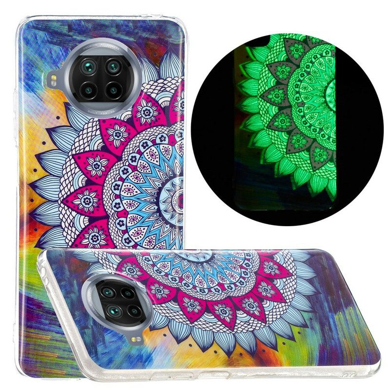 Cover Xiaomi Redmi Note 9 Pro 5G Mandala Colorato Fluorescente