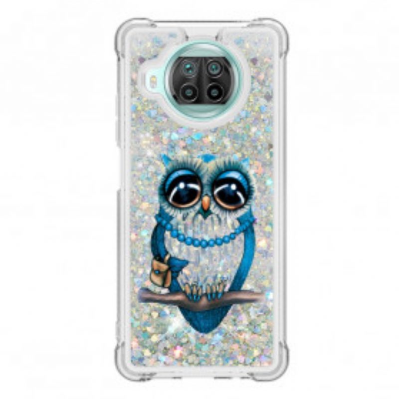 Cover Xiaomi Redmi Note 9 Pro 5G Miss Owl Paillettes