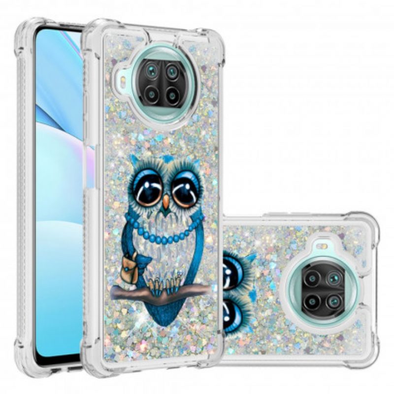 Cover Xiaomi Redmi Note 9 Pro 5G Miss Owl Paillettes