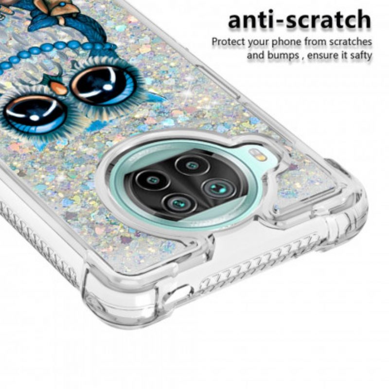 Cover Xiaomi Redmi Note 9 Pro 5G Miss Owl Paillettes