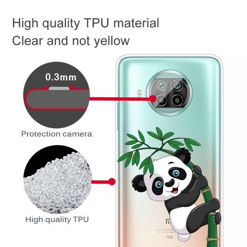 Cover Xiaomi Redmi Note 9 Pro 5G Panda Su Bambù