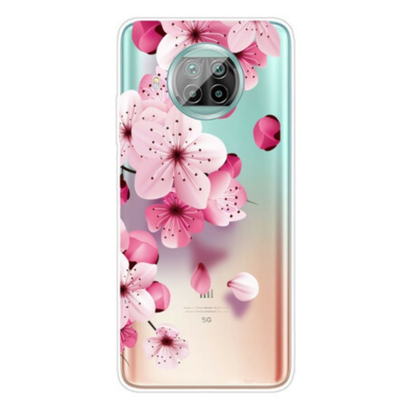 Cover Xiaomi Redmi Note 9 Pro 5G Piccoli Fiori Rosa