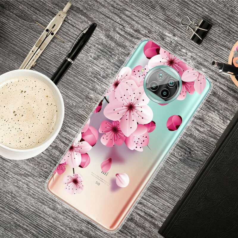 Cover Xiaomi Redmi Note 9 Pro 5G Piccoli Fiori Rosa