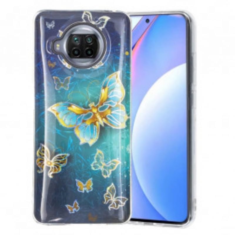 Cover Xiaomi Redmi Note 9 Pro 5G Progettare Farfalle