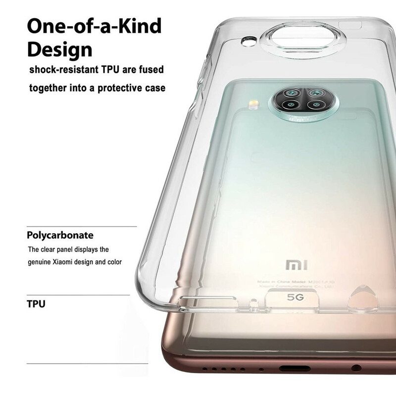 Cover Xiaomi Redmi Note 9 Pro 5G Trasparente