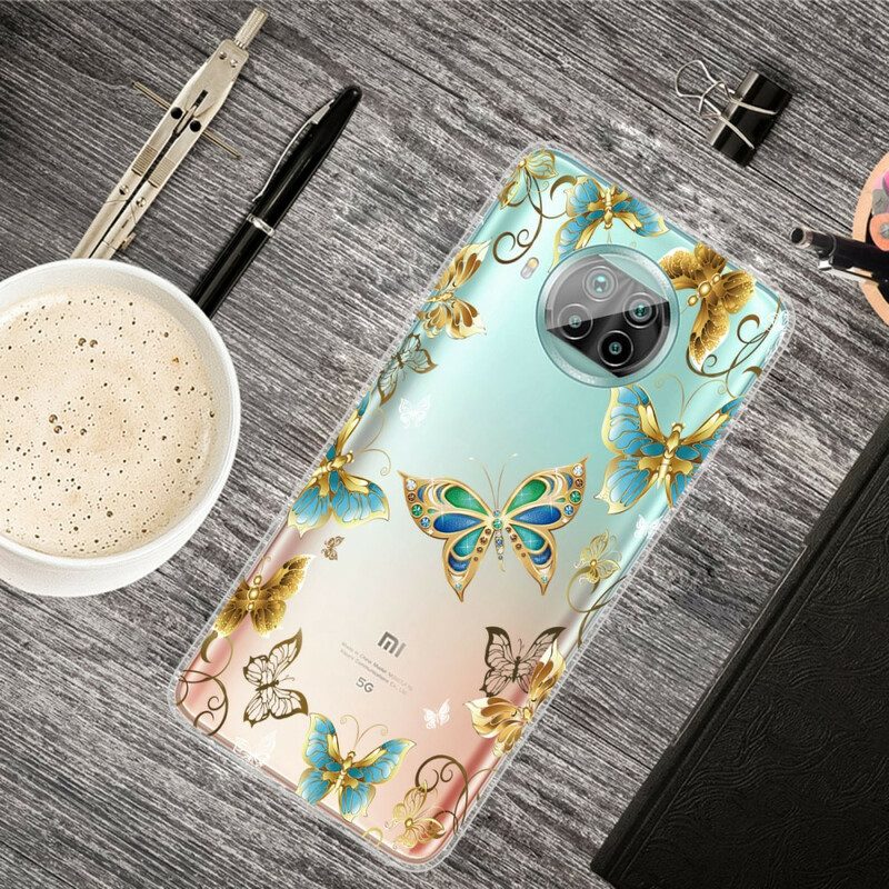 Cover Xiaomi Redmi Note 9 Pro 5G Volo Di Farfalle