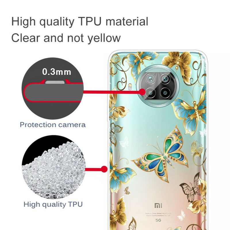 Cover Xiaomi Redmi Note 9 Pro 5G Volo Di Farfalle