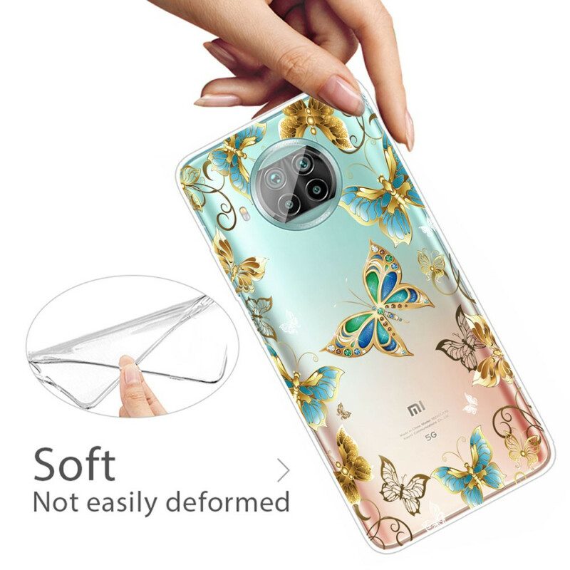 Cover Xiaomi Redmi Note 9 Pro 5G Volo Di Farfalle