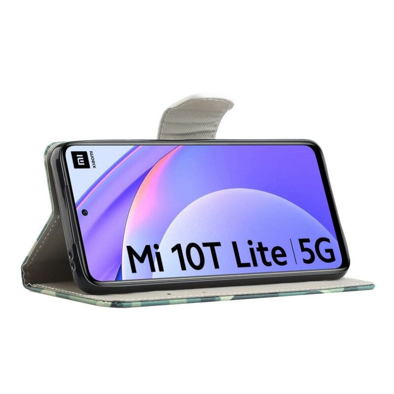 Custodia A Portafoglio Xiaomi Redmi Note 9 Pro 5G Farfalle Al Neon