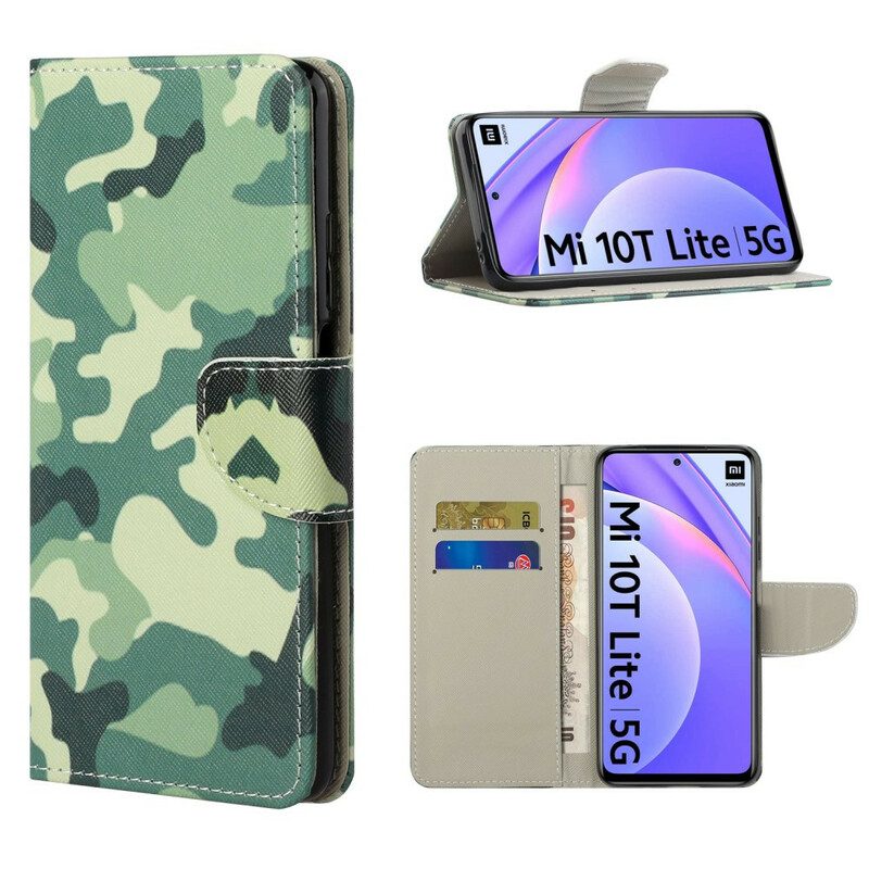 Custodia in pelle Xiaomi Redmi Note 9 Pro 5G Camuffare