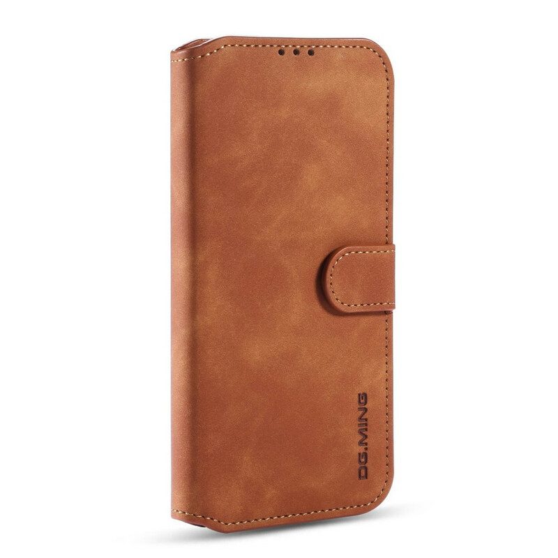 Custodia in pelle Xiaomi Redmi Note 9 Pro 5G Dg.ming Retro