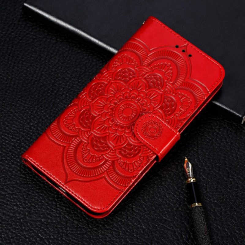 Custodia in pelle Xiaomi Redmi Note 9 Pro 5G Mandala Completo