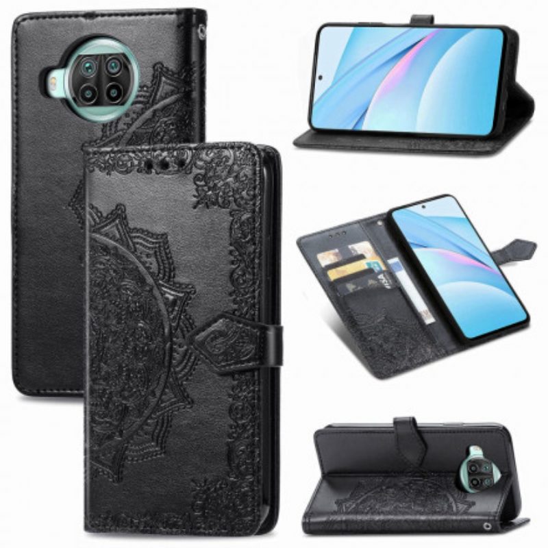 Custodia in pelle Xiaomi Redmi Note 9 Pro 5G Mandala Medioevo