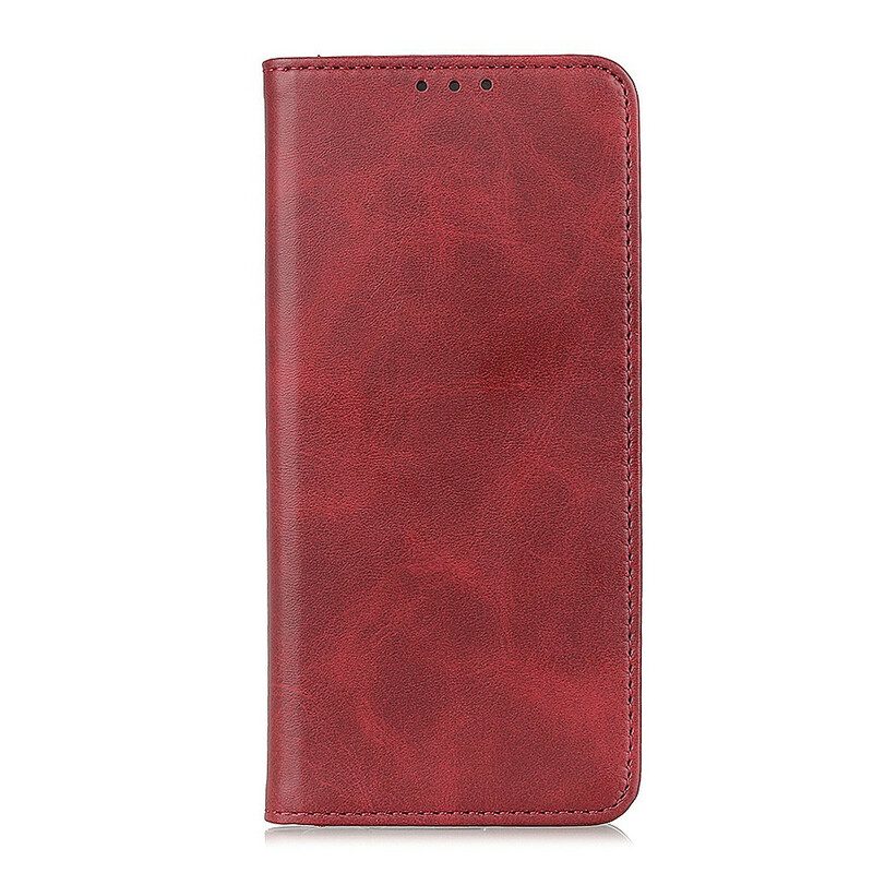 Folio Cover Xiaomi Redmi Note 9 Pro 5G Custodia in pelle Cuoio Spaccato