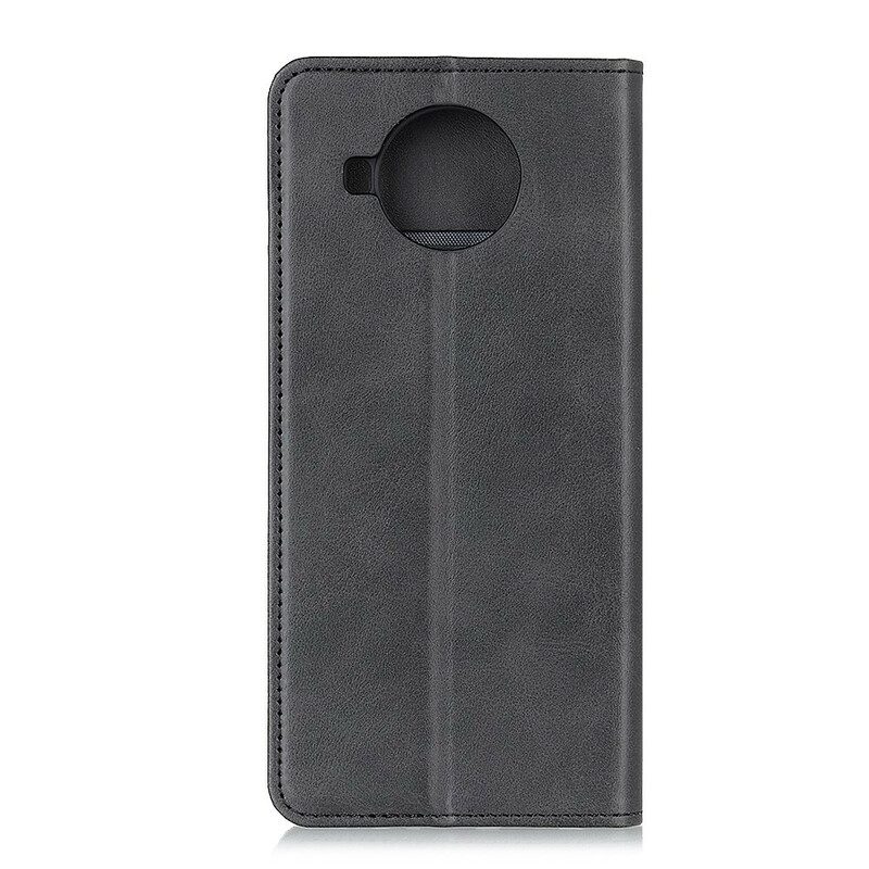 Folio Cover Xiaomi Redmi Note 9 Pro 5G Custodia in pelle Cuoio Spaccato