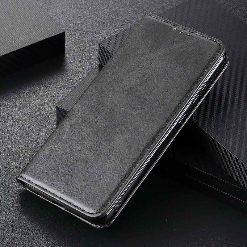 Folio Cover Xiaomi Redmi Note 9 Pro 5G Custodia in pelle Cuoio Spaccato