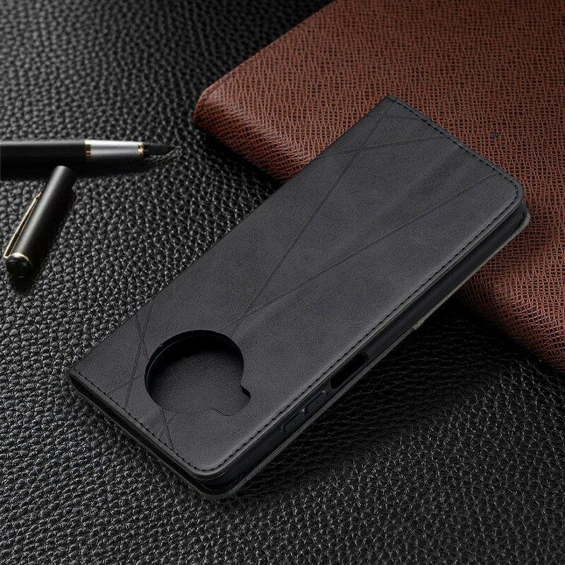 Folio Cover Xiaomi Redmi Note 9 Pro 5G Custodia in pelle Stile D'artista