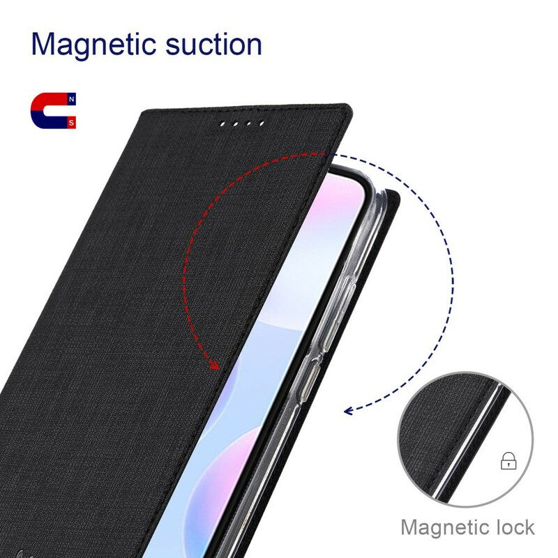 Folio Cover Xiaomi Redmi Note 9 Pro 5G Custodia in pelle Vili Dmx Testurizzato