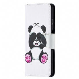 Folio Cover Xiaomi Redmi Note 9 Pro 5G Divertimento Panda