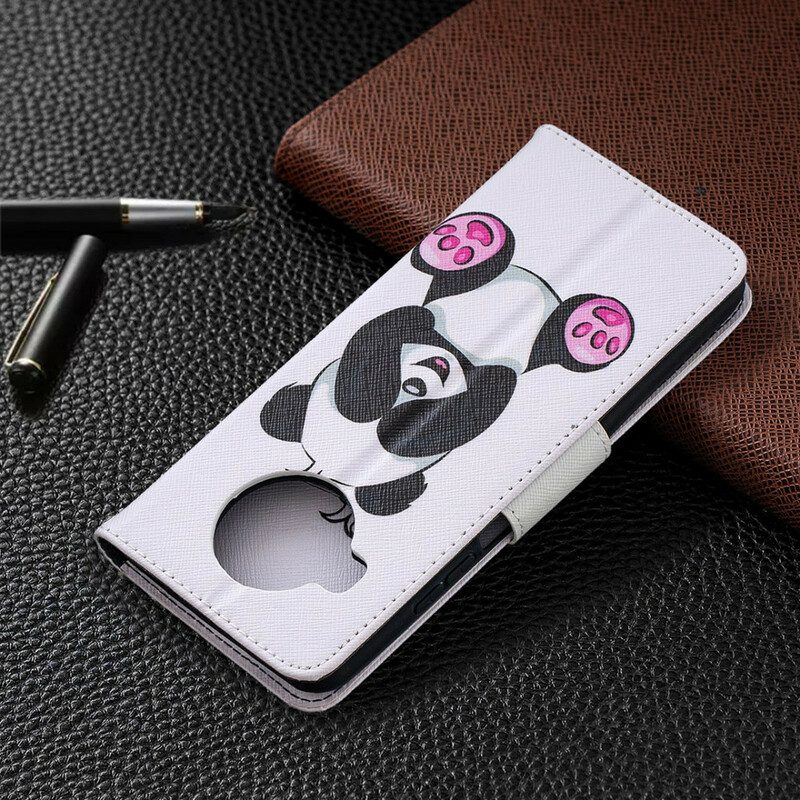 Folio Cover Xiaomi Redmi Note 9 Pro 5G Divertimento Panda