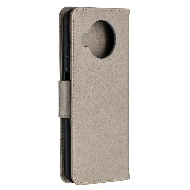 Folio Cover Xiaomi Redmi Note 9 Pro 5G Farfalle Stampate