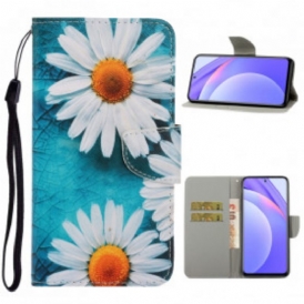 Folio Cover Xiaomi Redmi Note 9 Pro 5G Margherite Perizoma