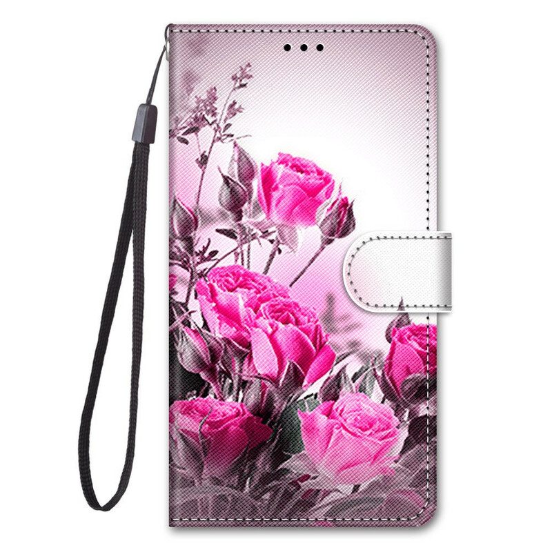 Folio Cover Xiaomi Redmi Note 9 Pro 5G Solo Fiori