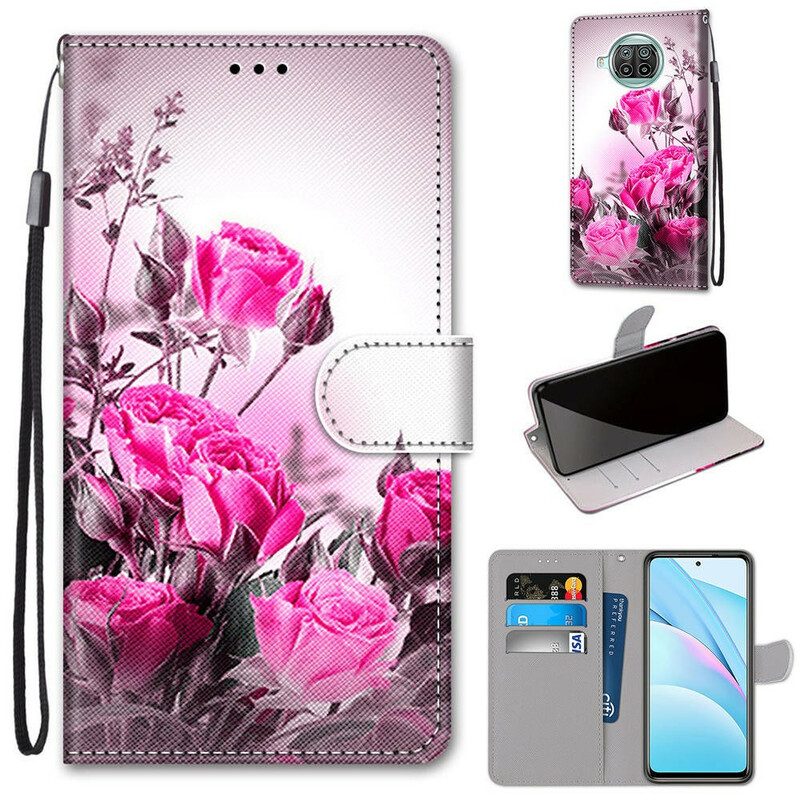 Folio Cover Xiaomi Redmi Note 9 Pro 5G Solo Fiori