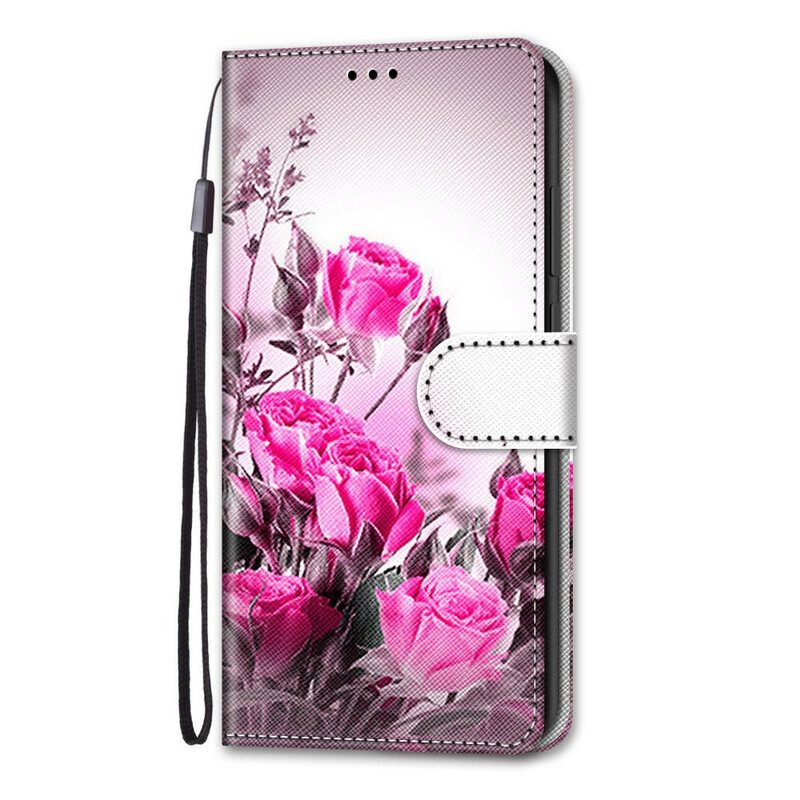 Folio Cover Xiaomi Redmi Note 9 Pro 5G Solo Fiori