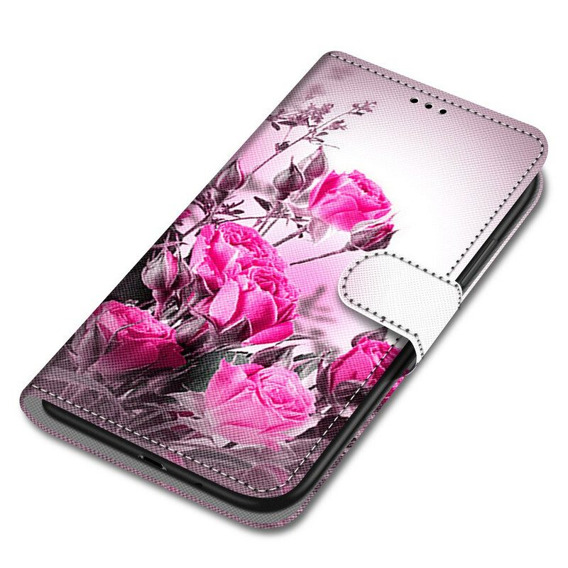 Folio Cover Xiaomi Redmi Note 9 Pro 5G Solo Fiori