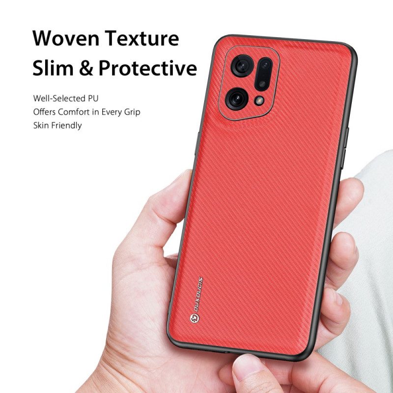 Cover Oppo Find X5 Dux Ducis Fino Serie Nylon