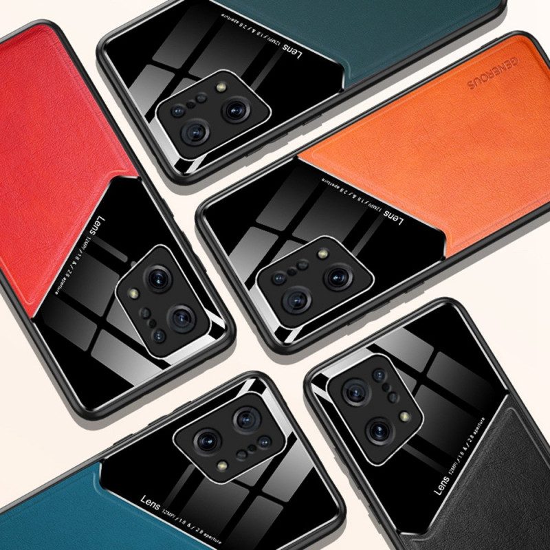 Cover Oppo Find X5 Ecopelle Premium