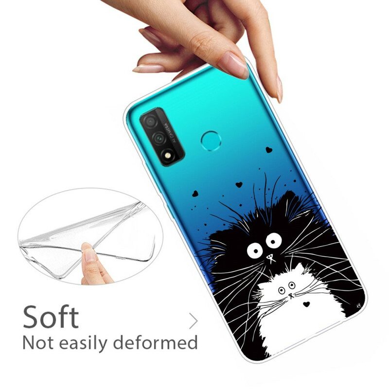 Cover Huawei P Smart 2020 Gatti Sorpresi Trasparenti