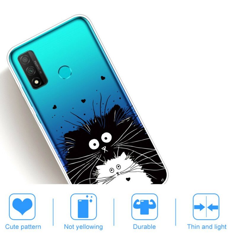 Cover Huawei P Smart 2020 Gatti Sorpresi Trasparenti