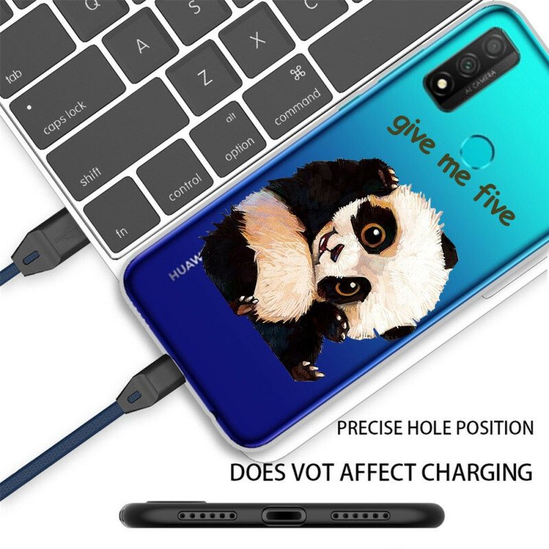 Cover Huawei P Smart 2020 Panda Senza Soluzione Di Continuità Dammi Cinque