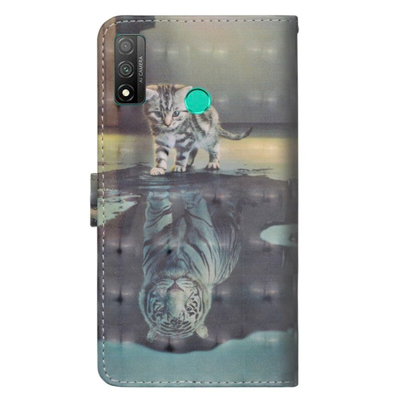 Custodia in pelle Huawei P Smart 2020 Ernesto La Tigre