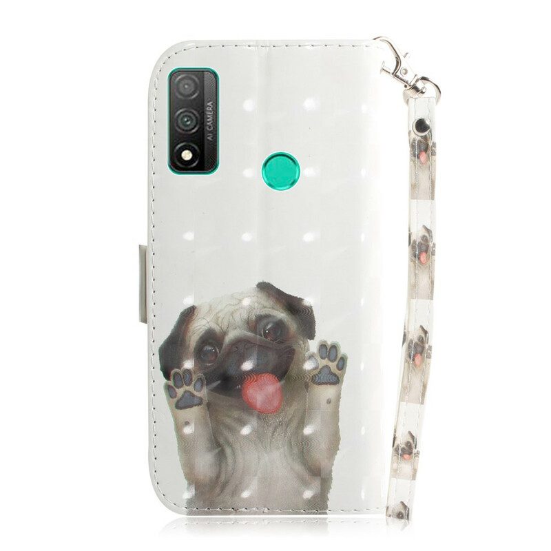 Custodia in pelle Huawei P Smart 2020 Perizoma Love My Dog