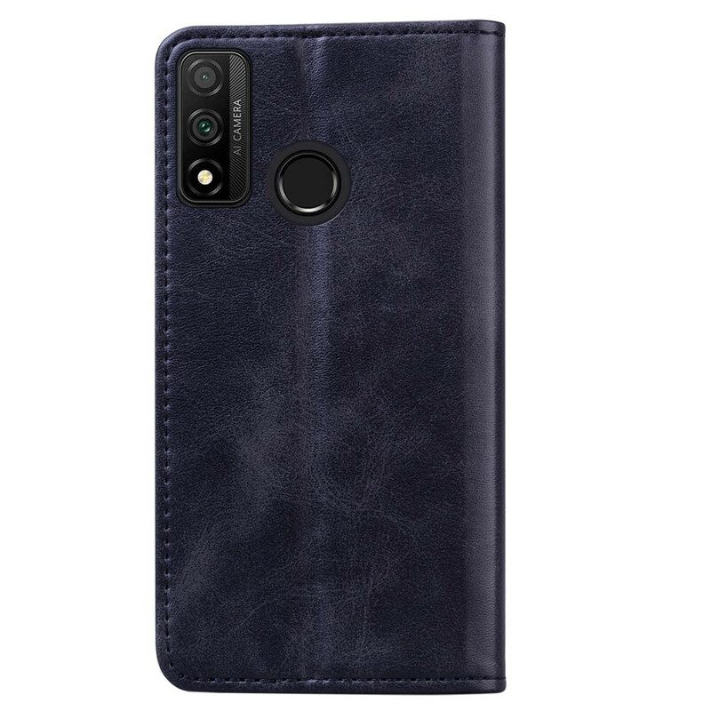 Folio Cover Huawei P Smart 2020 Custodia in pelle Effetto Pelle Business Bicolore