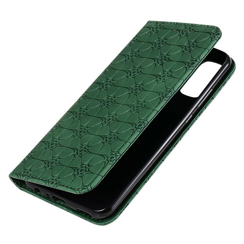 Folio Cover Huawei P Smart 2020 Custodia in pelle Stampa A Stella