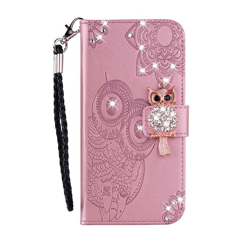 Folio Cover Huawei P Smart 2020 Mandala E Fascino Del Gufo