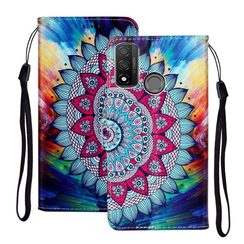 Folio Cover Huawei P Smart 2020 Mandala Ultra Colorato