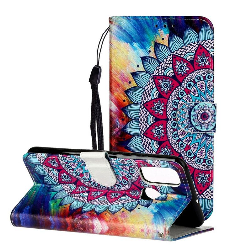 Folio Cover Huawei P Smart 2020 Mandala Ultra Colorato