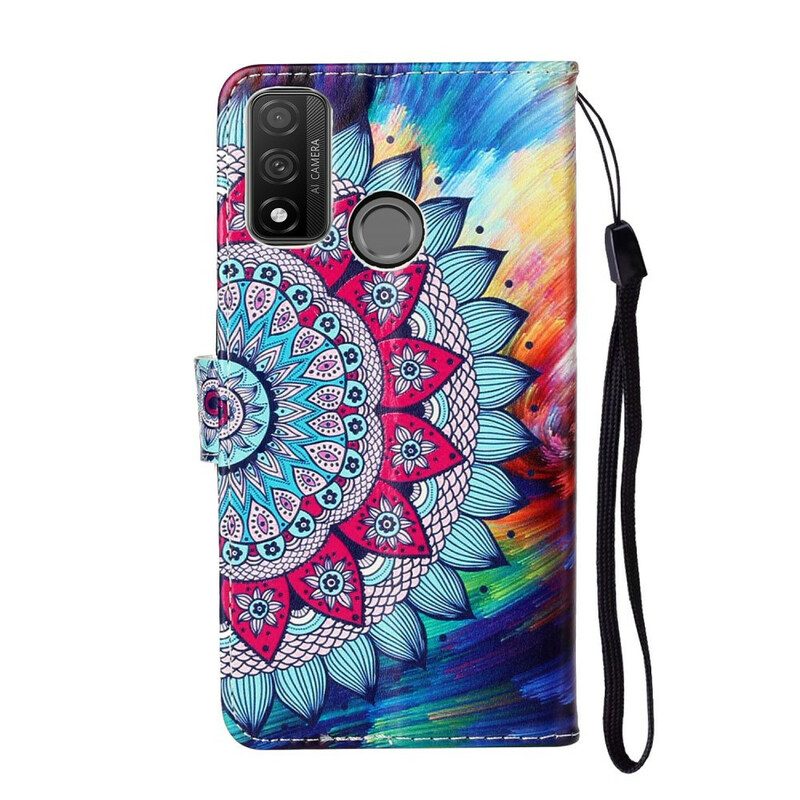 Folio Cover Huawei P Smart 2020 Mandala Ultra Colorato